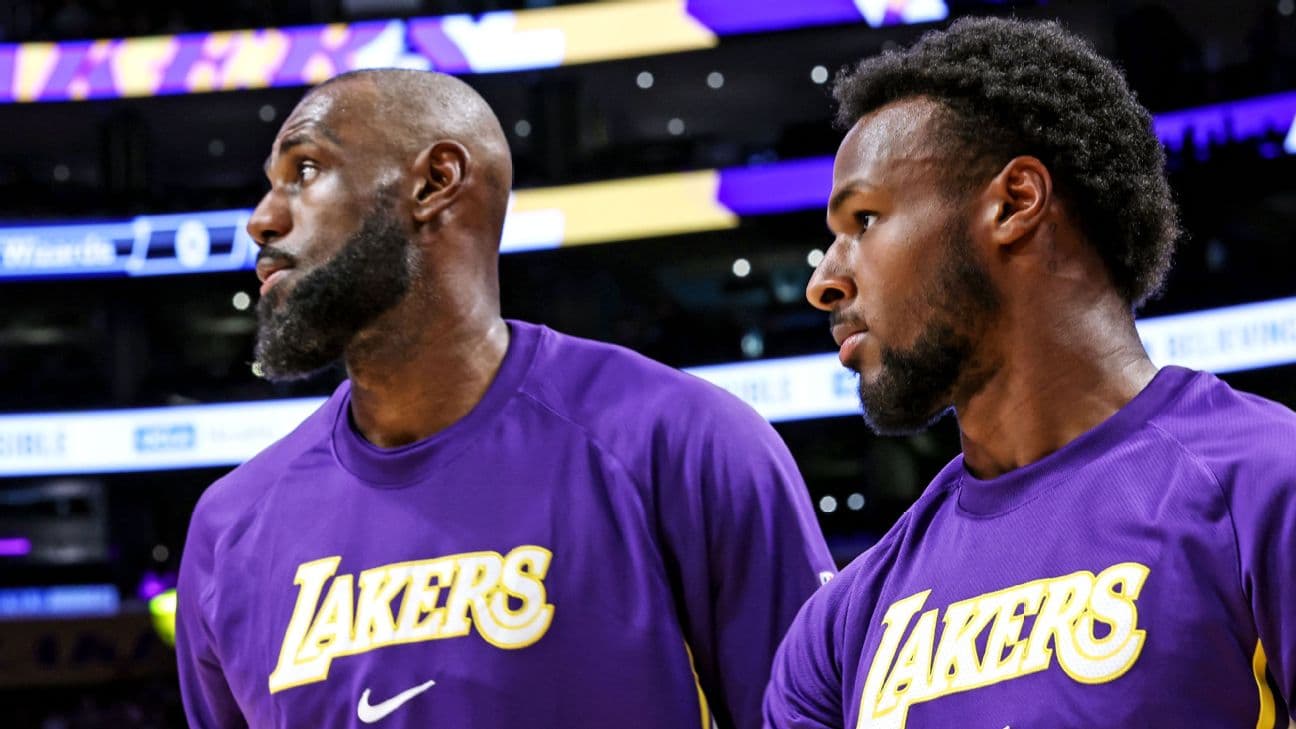 Bronny on LeBron's Lakers exit: On 'his own path'
