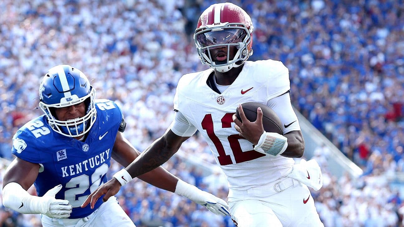 'He stays cool, calm': What we've seen from Alabama QB Keelon Russell through three games