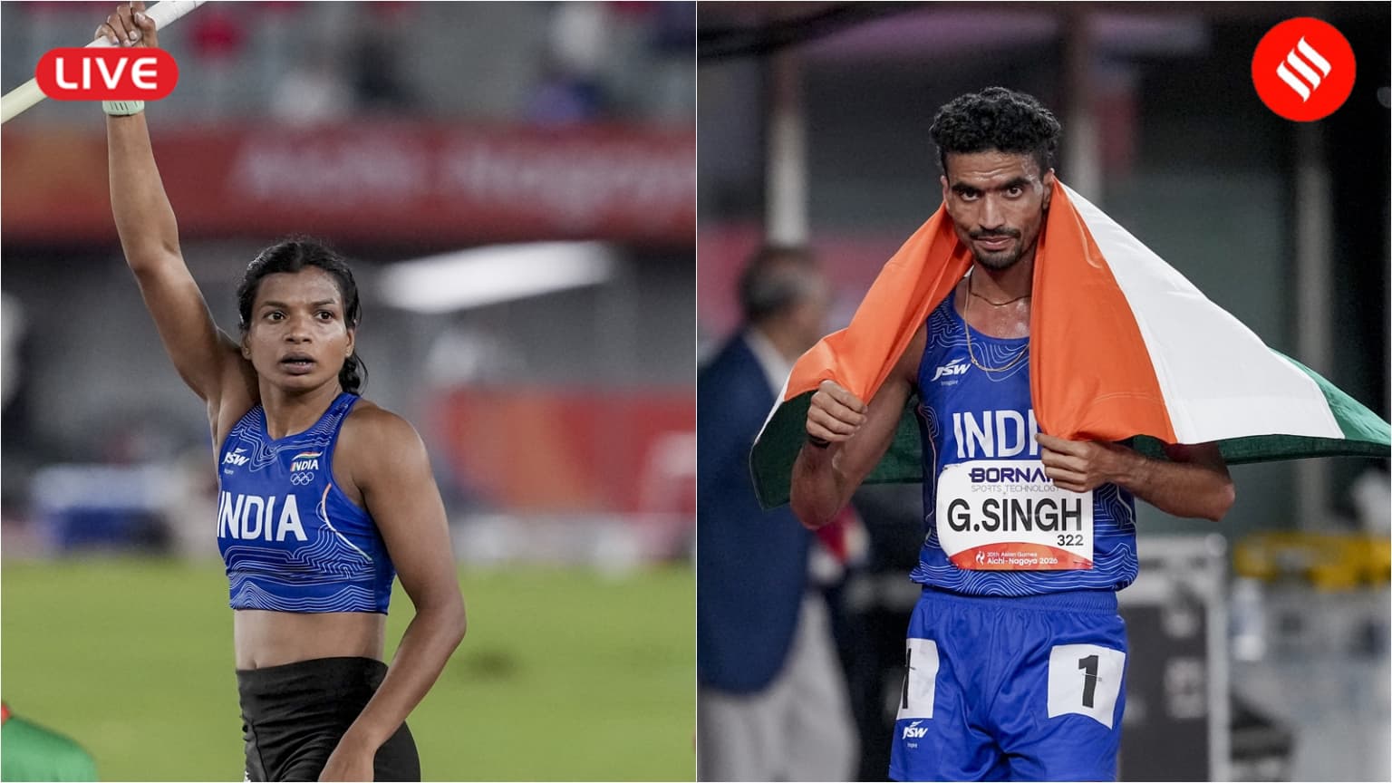 Medal Tally, Athlete action today live result in shooting, table tennis, hockey, kabaddi and other sports