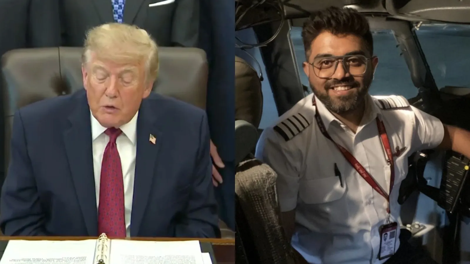 ‘A hero’: Trump on Indian pilot Smit Machchhar after mid-air cockpit attack