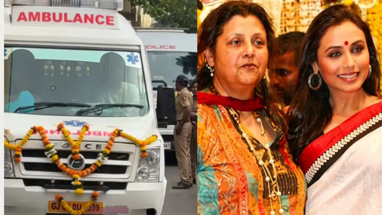 Rani Mukerji’s mother Krishna Mukerji death: Shah Rukh Khan arrives to pay final respects