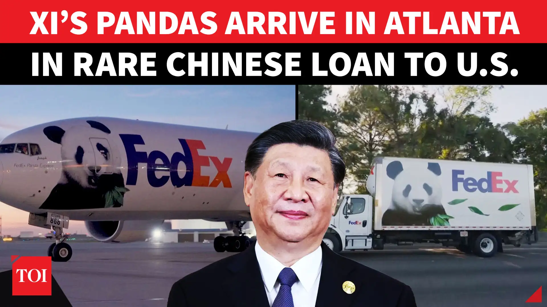 ON CAM: China Loans Pandas to U.S; Atlanta Welcomes Xi’s Ping Ping, Fu Shuang After Trump Summit