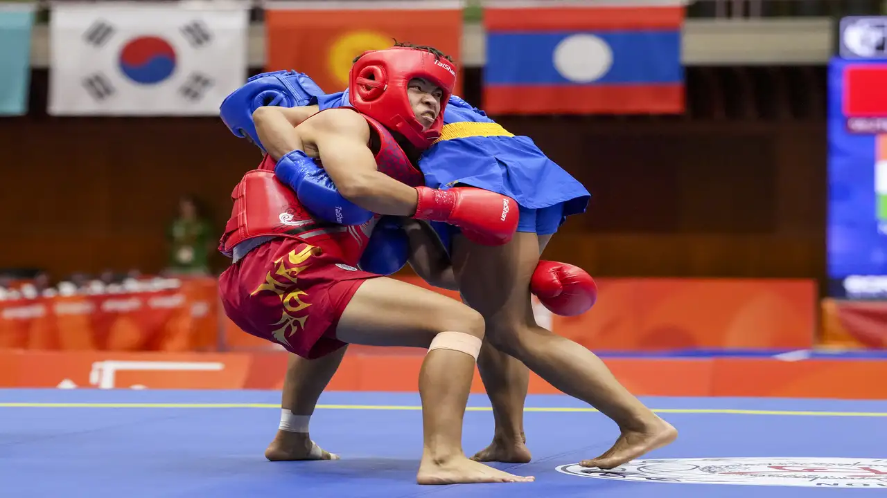 Roshibina Devi wins silver, falls short against China's Xiaoyu in final
