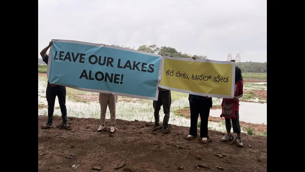 ‘Hands off our lakes’: Citizens oppose Bengaluru’s Hebbal short tunnel