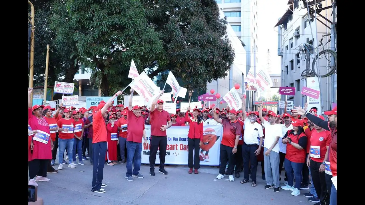 Over 1,500 join KMC Hospital’s World Heart Day walkathon