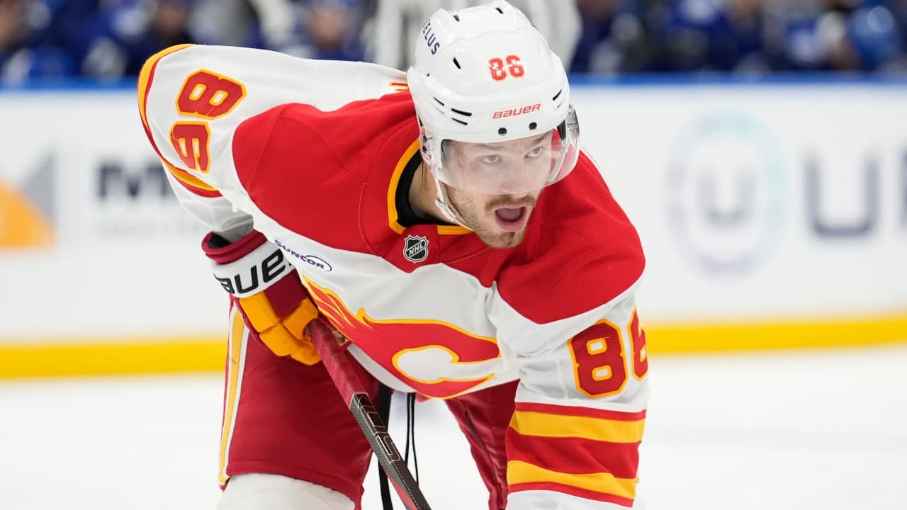 Flames' Huska asking plenty of Joel Farabee this season