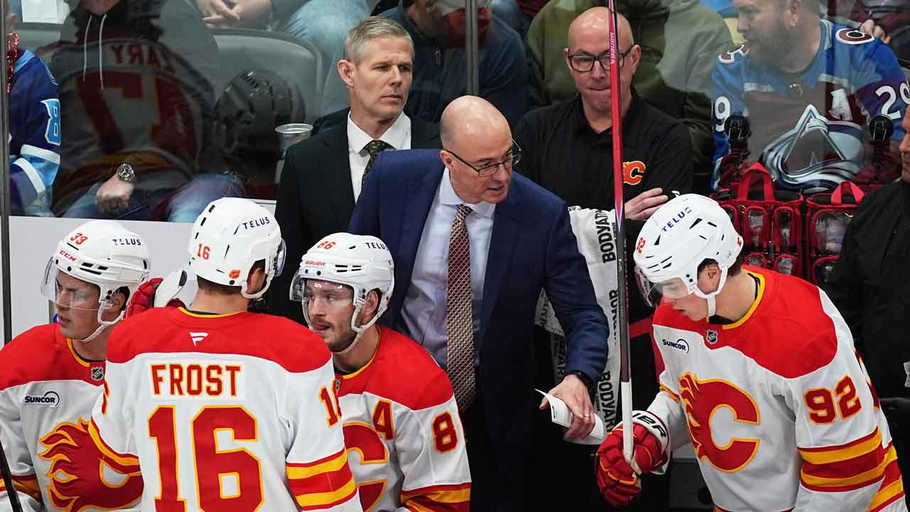 Flames' Huska looking for team to turn hard work into offensive growth