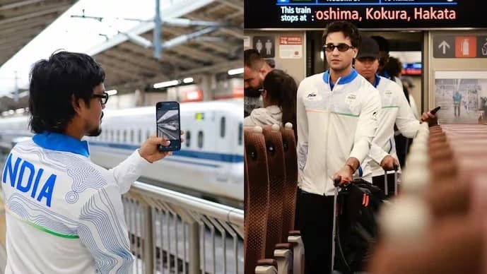 Asian Games के लिए बुलेट ट्रेन से नागोया पहुंची टीम इंडिया! GOLD पर जमी खिलाड़ियों की नजर
