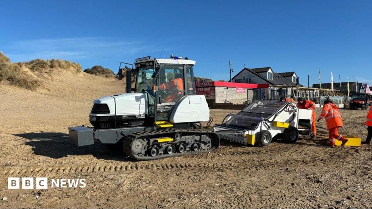 Plastic pellet beach clean-up in Camber Sands to resume