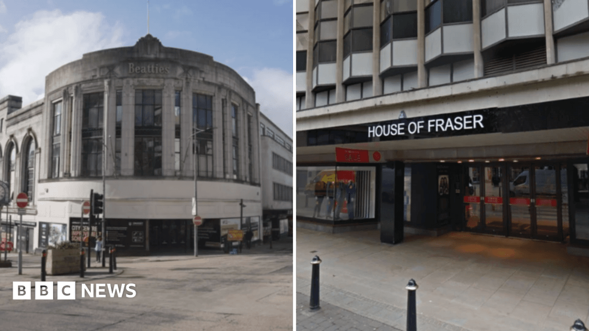 Will the former Beatties and Rackham's stores both become flats and cafes?
