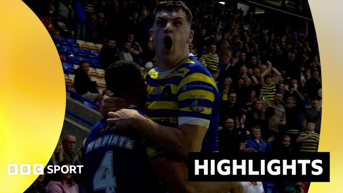 Highlights - Rugby League - Warrington Wolves vs Hull Kingston Rovers
