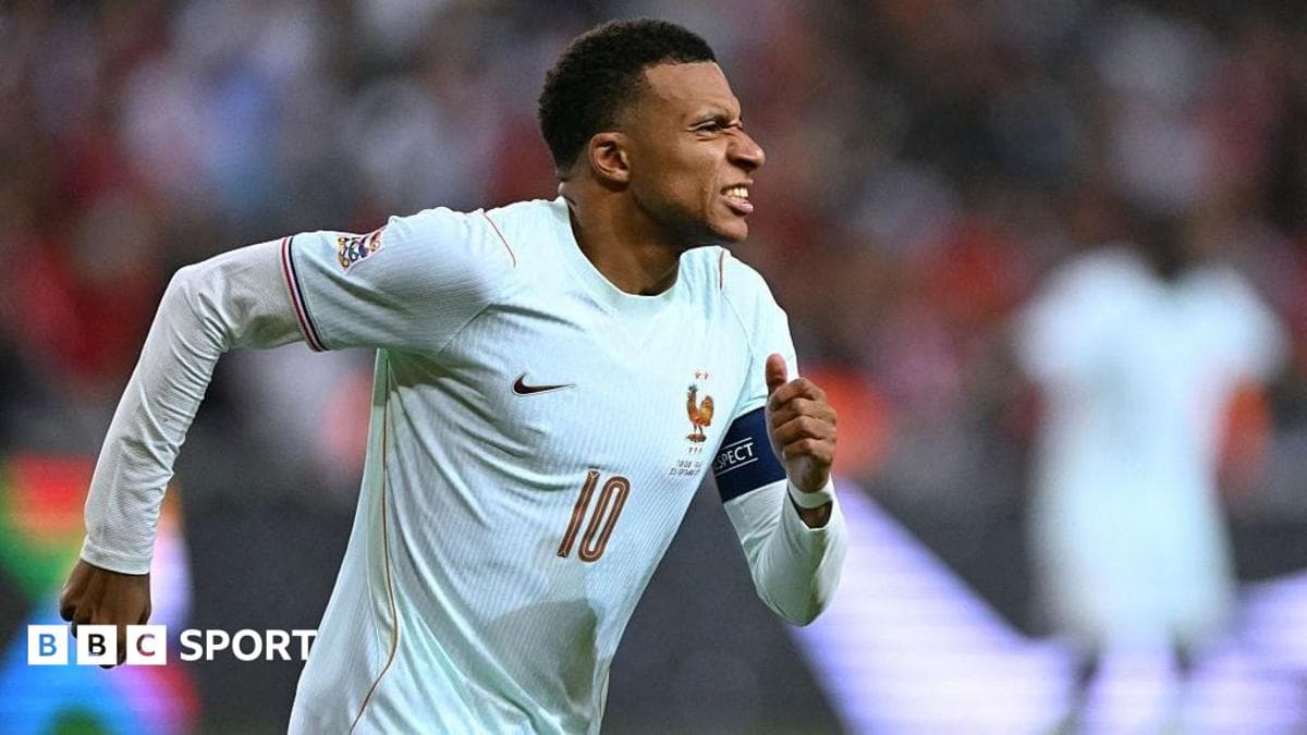 Turkey 0-1 France: Kylian Mbappe injured while scoring winner in Nations League