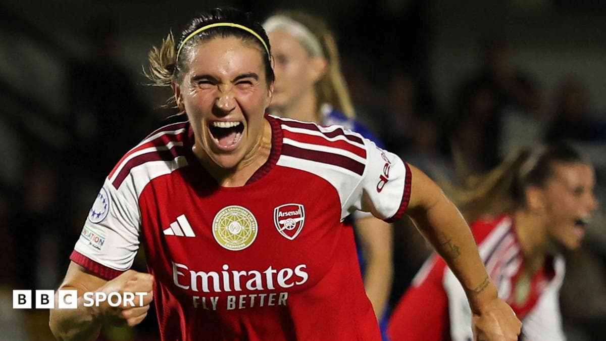 Arsenal 1-0 HB Koge: Mariona Caldentey scores penalty in stoppage time