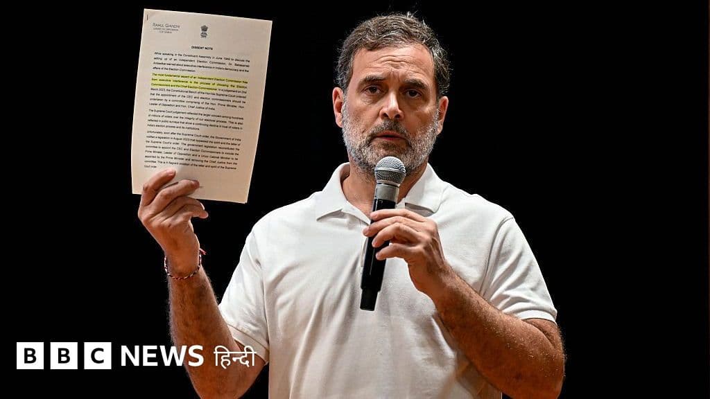 'ज्ञानेश कुमार को सरकारी गवाह बन जाना चाहिए': राहुल गांधी ने चुनाव आयोग पर प्रेस कॉन्फ़्रेंस में इंदिरा गांधी का क्यों किया ज़िक्र