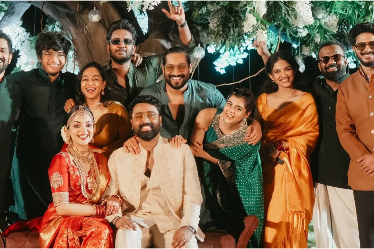 Dulquer Salmaan, Kalyani Priyadarshan And Lokah Team Attend Nimish Ravi-Ahaana Krishna’s Wedding | Viral Pics