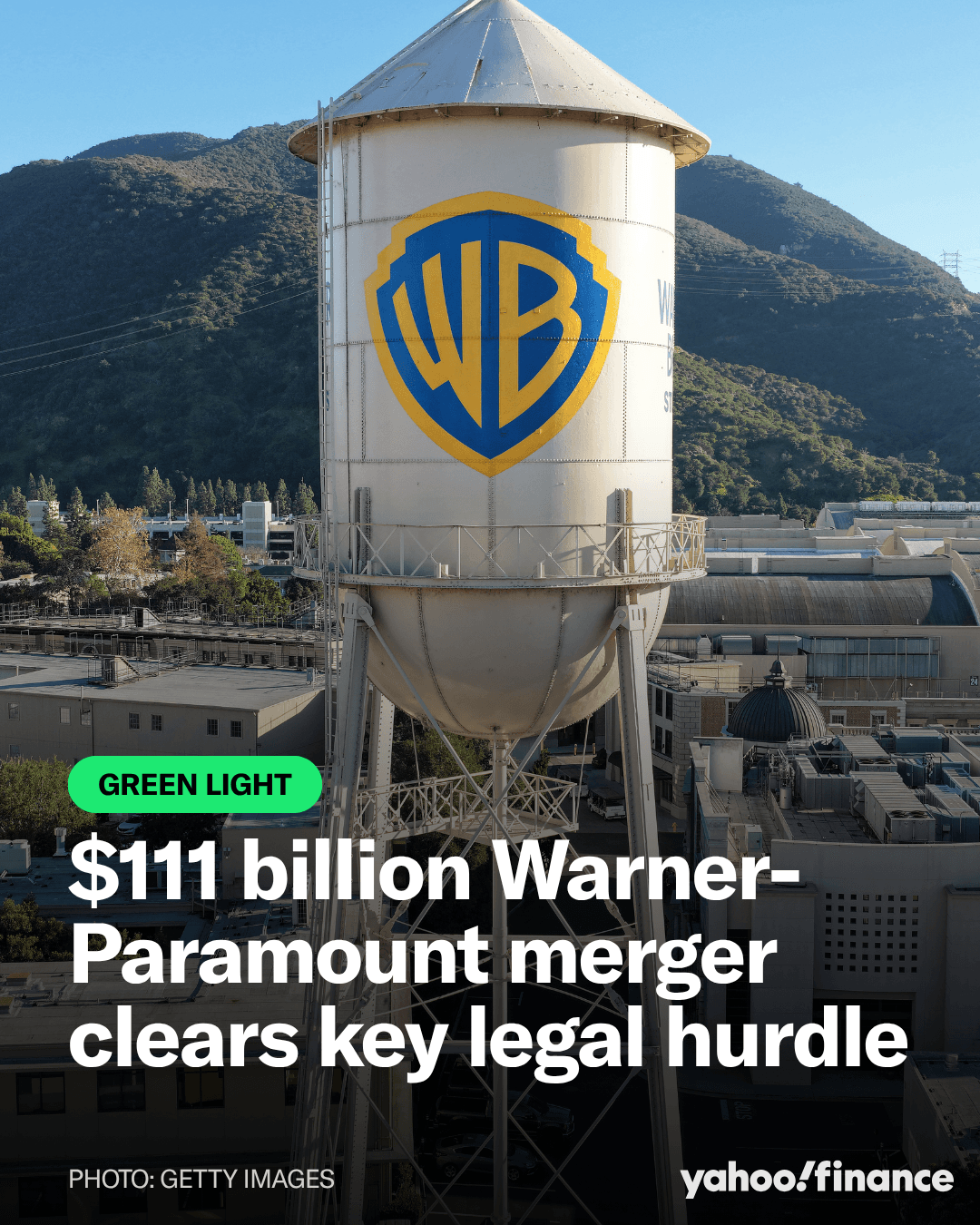 Hollywood's biggest merger might finally be a go. 👀 Paramount reportedly reached a settlement with California officials over its $111 billion bid for Warner Bros. Discovery, sending both stocks higher Monday. The catch: Paramount could owe $30 million for every movie under its promised 30-a-year theatrical slate — or be forced to sell its stake in Miramax. Read more here at link in bio.
