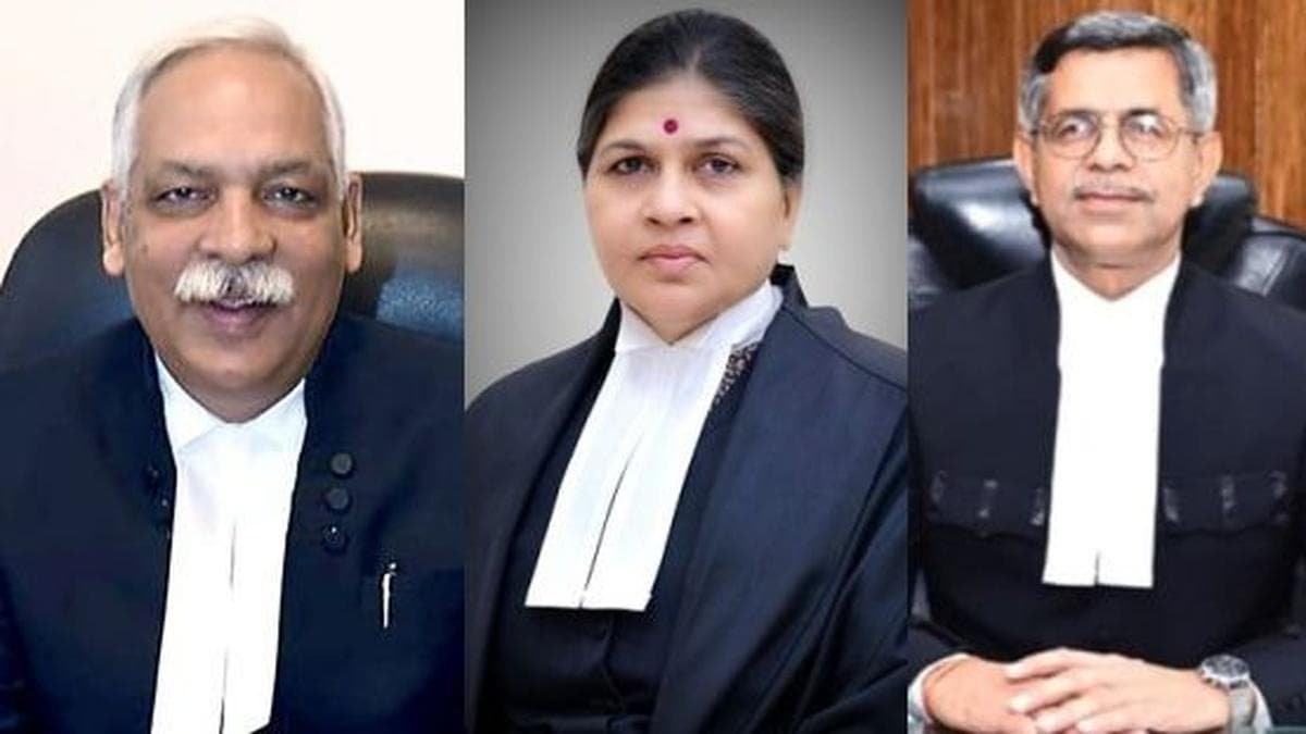 Centre elevates three Chief Justices to Supreme Court