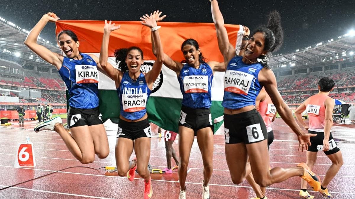Asian Games 2026: Women’s 400m relay quartet ends wait for athletics gold