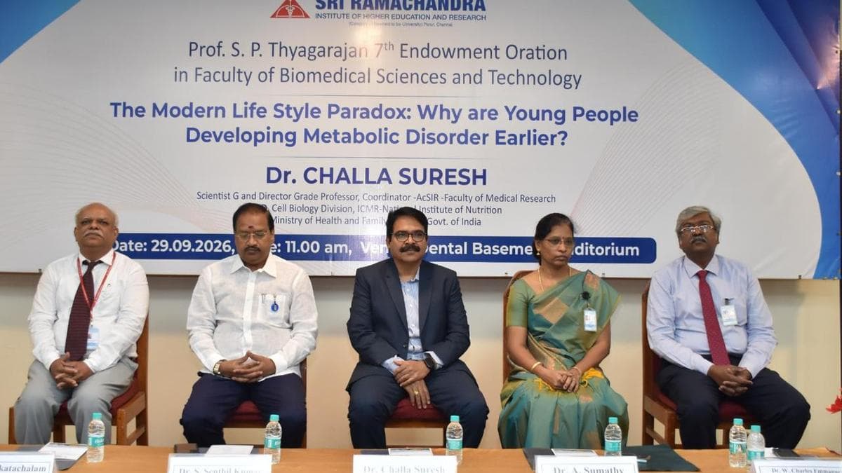 Poor diet, sedentary habits contribute to rising metabolic disorders among young people, says expert