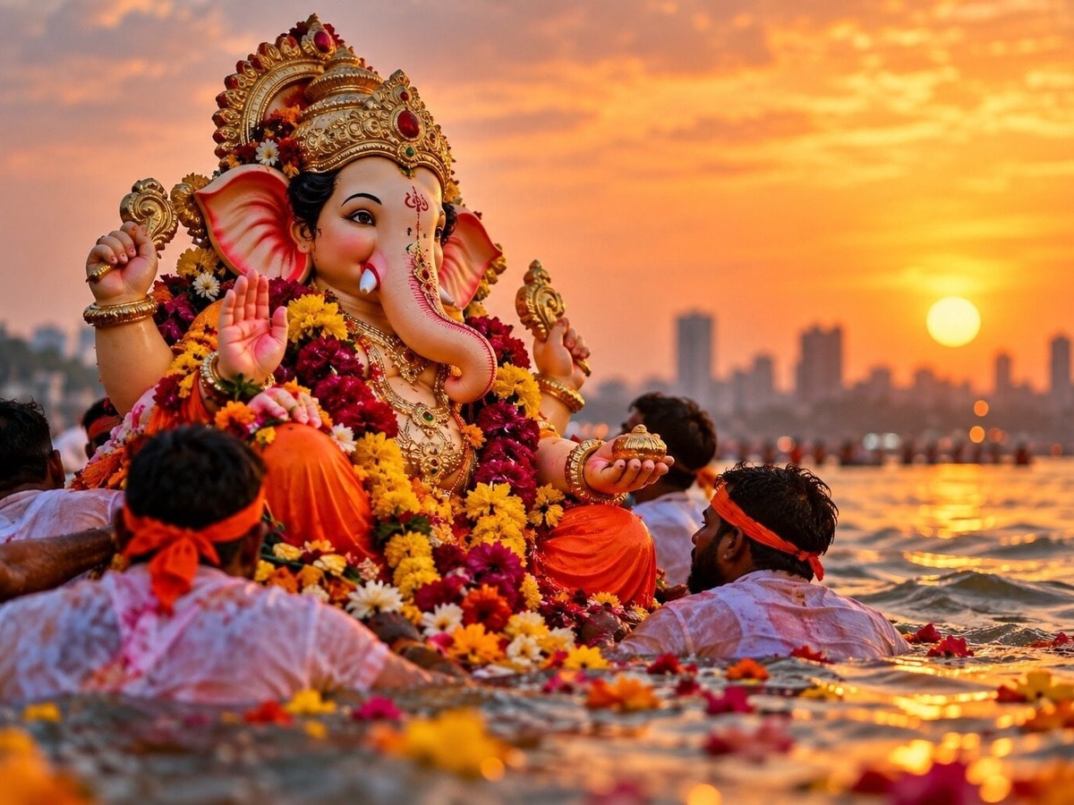 गणेश विसर्जन 2026: कल बप्पा की विदाई, सुबह से रात तक कई शुभ मुहूर्त, जानें कब करें गणेश विसर्जन