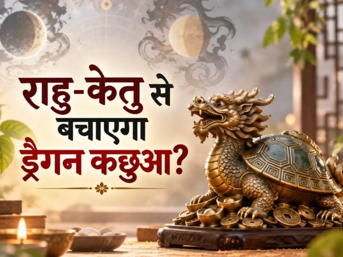 फेंगशुई टिप्स: क्या ड्रैगन कछुआ राहु-केतु के बुरे प्रभाव से बचाता है? ऐसे करें इस्तेमाल