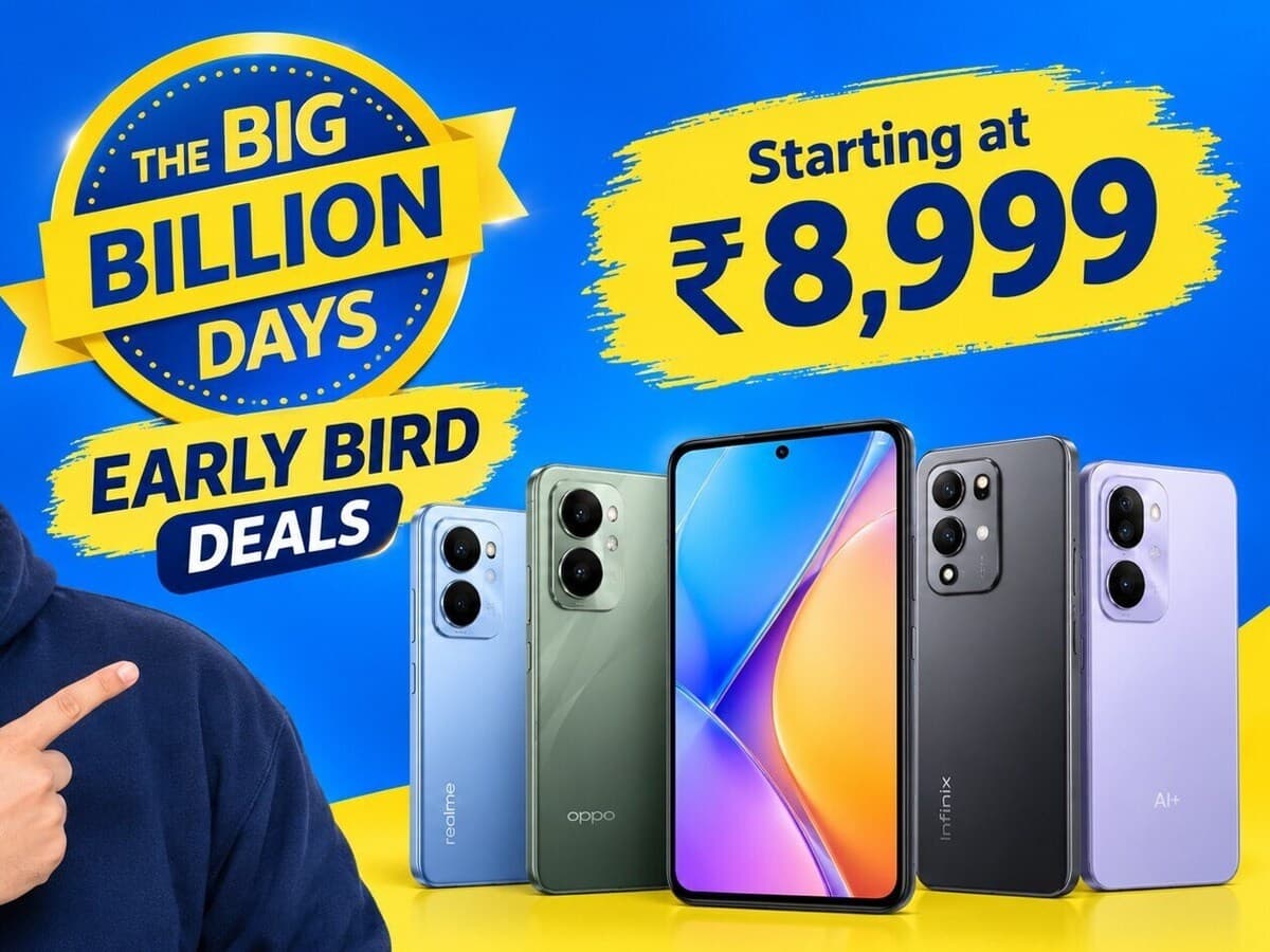 Flipkart Big Billion Days से पहले धमाका, अर्ली बर्ड डील्स में सस्ते मिल रहे ये स्मार्टफोन्स; लिस्ट