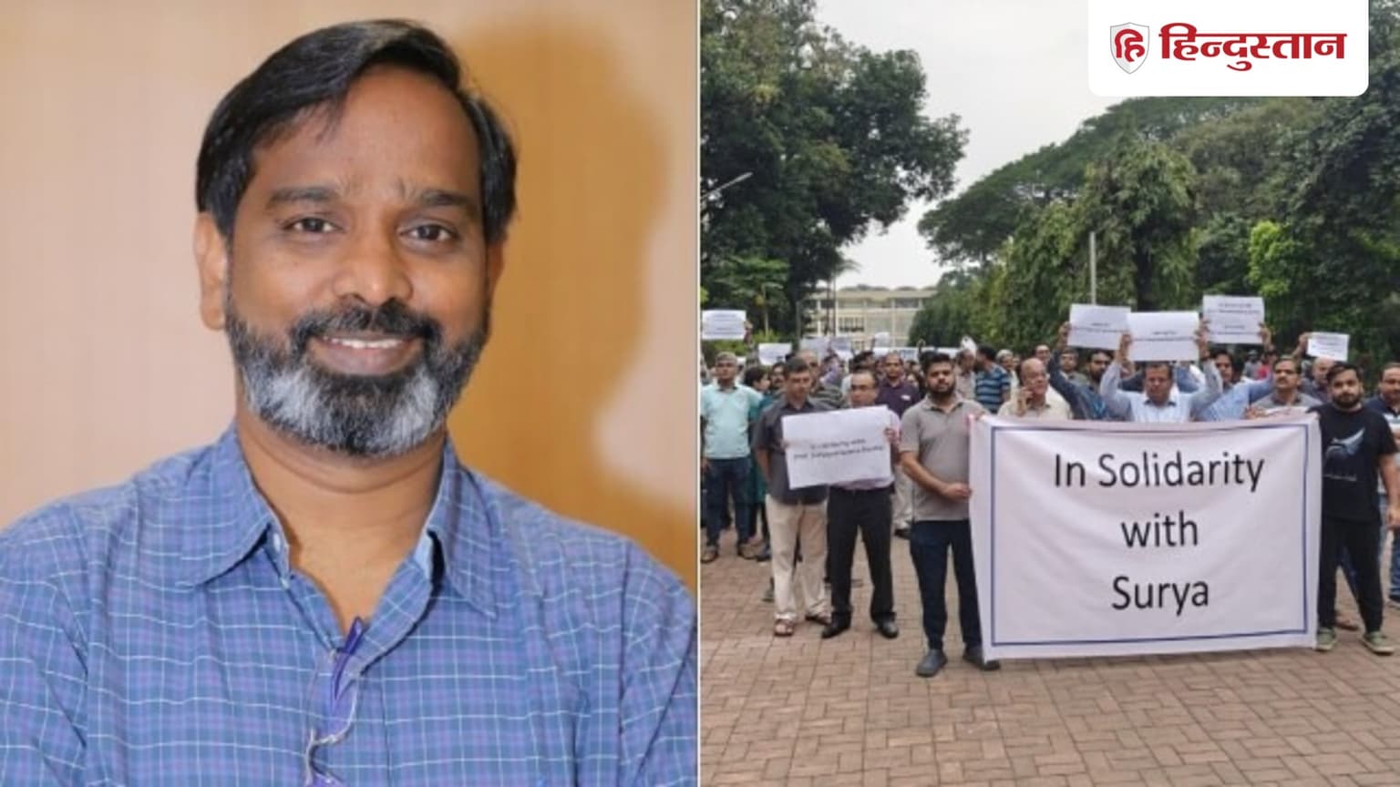 IIT सुसाइड केस में डीन पद से हटाए गए प्रोफेसर के समर्थन में उतरे फैकल्टी मेंबर, कैम्पस में मार्च