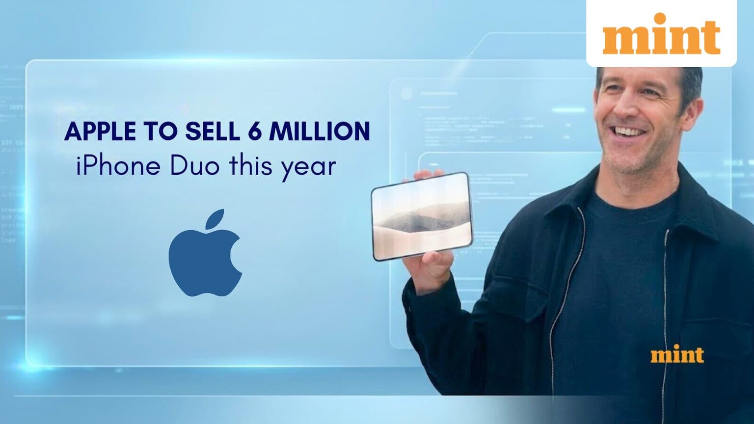 Apple to sell 6 million iPhone Duo units this year as IDC predicts 13% growth in foldable phone sales