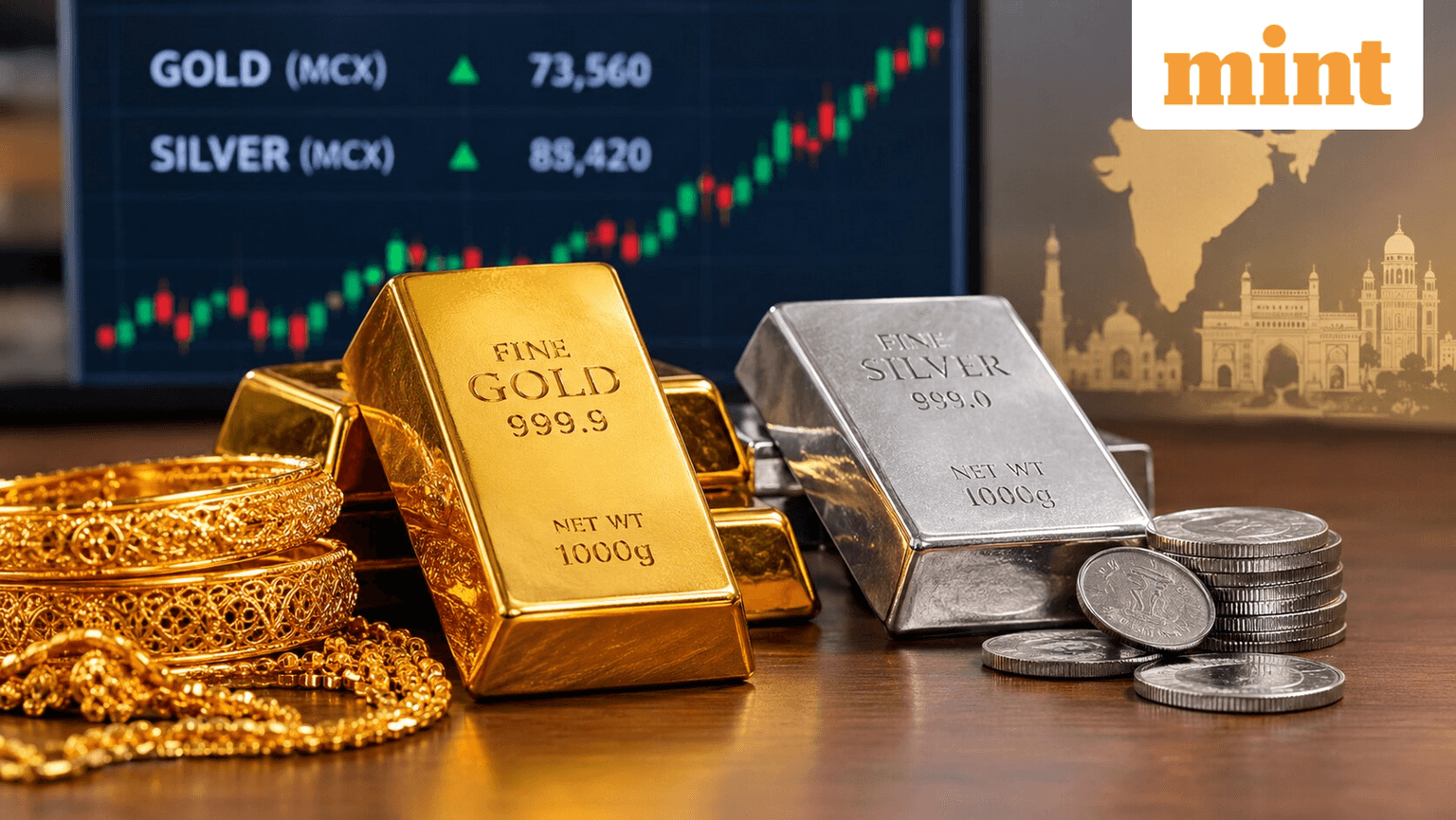 Gold, silver prices today, 30 September: Check retail rates of 24K, 22K gold, 999 silver in Delhi, Mumbai and Kolkata