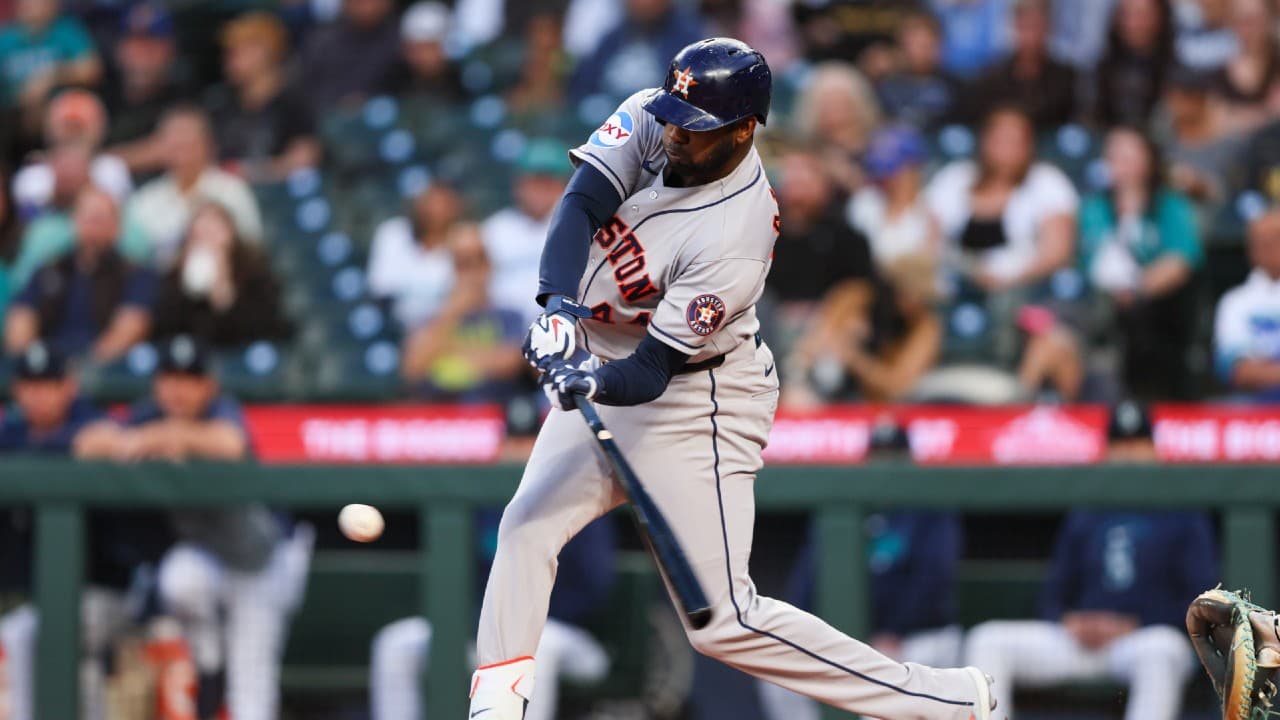 Astros pull even with Rangers for AL West lead after win over Mariners