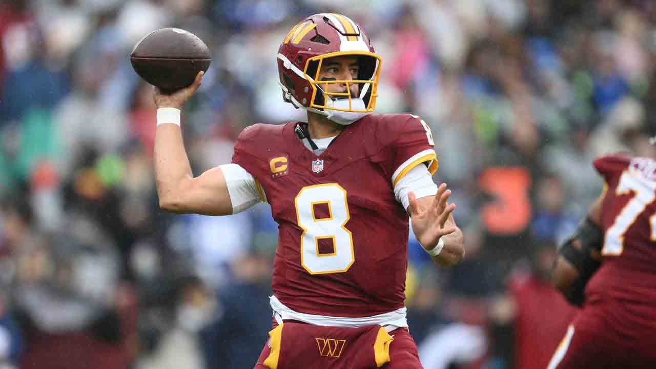 Commanders' quarterback Marcus Mariota ruled out vs. Colts with injury