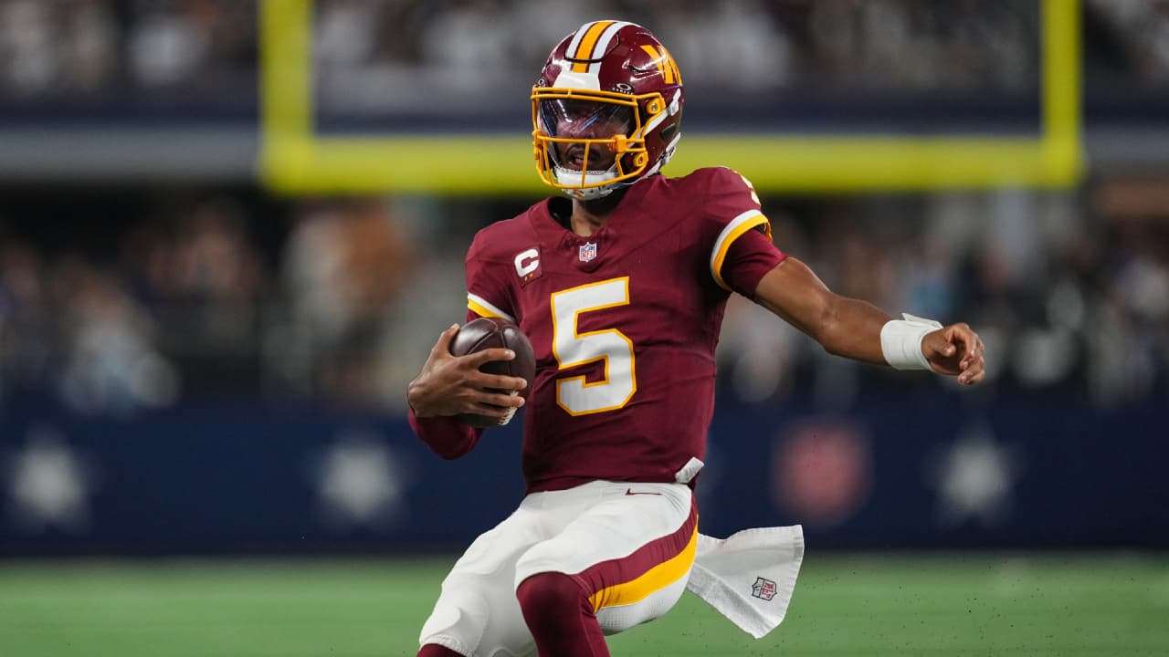 Daniels could start for Commanders in London despite elbow injury, Quinn says